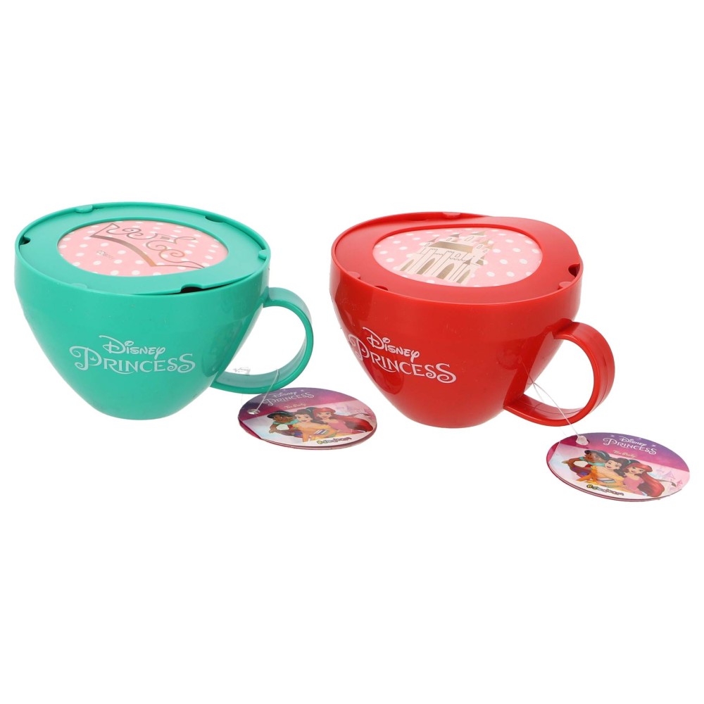 Disney Princess Tea Party Theekopje 7x11,5cm met Squeeze 7cm assorti (assortiment – willekeurige uitvoering)