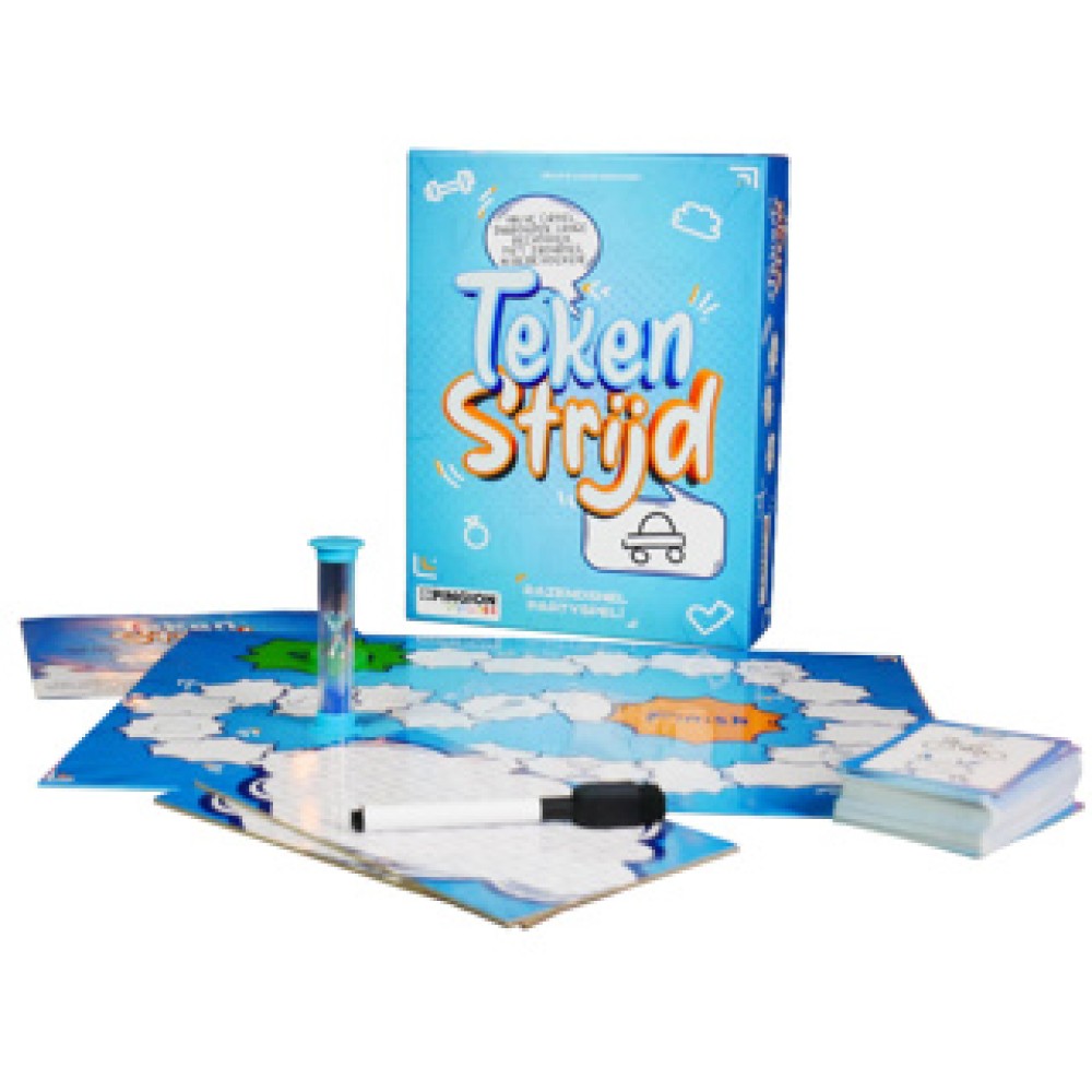 Spel tekenstrijd- bordspel - Afbeelding 2