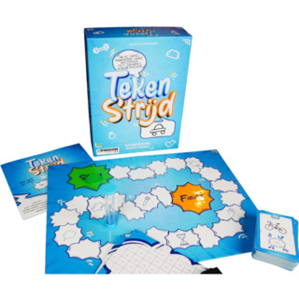 Spel tekenstrijd- bordspel - Afbeelding 3