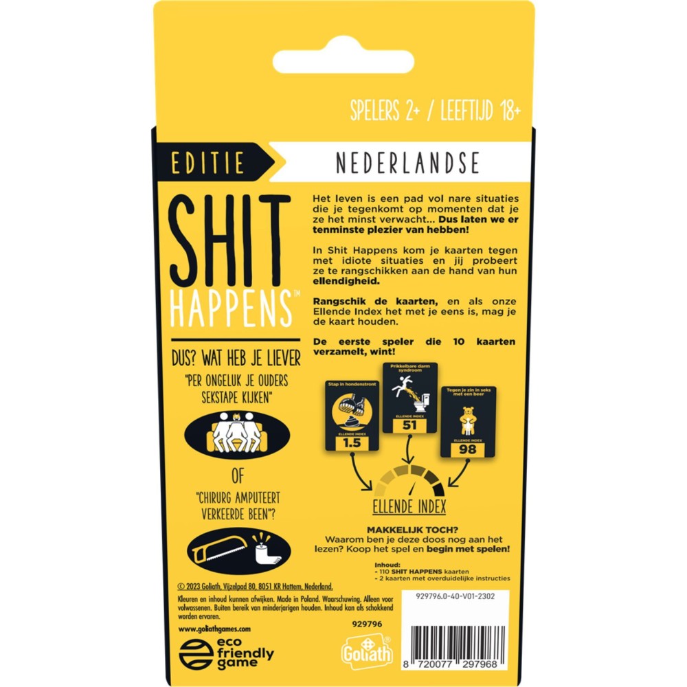 Spel Shit Happens 18+ Kaartspel - Afbeelding 3