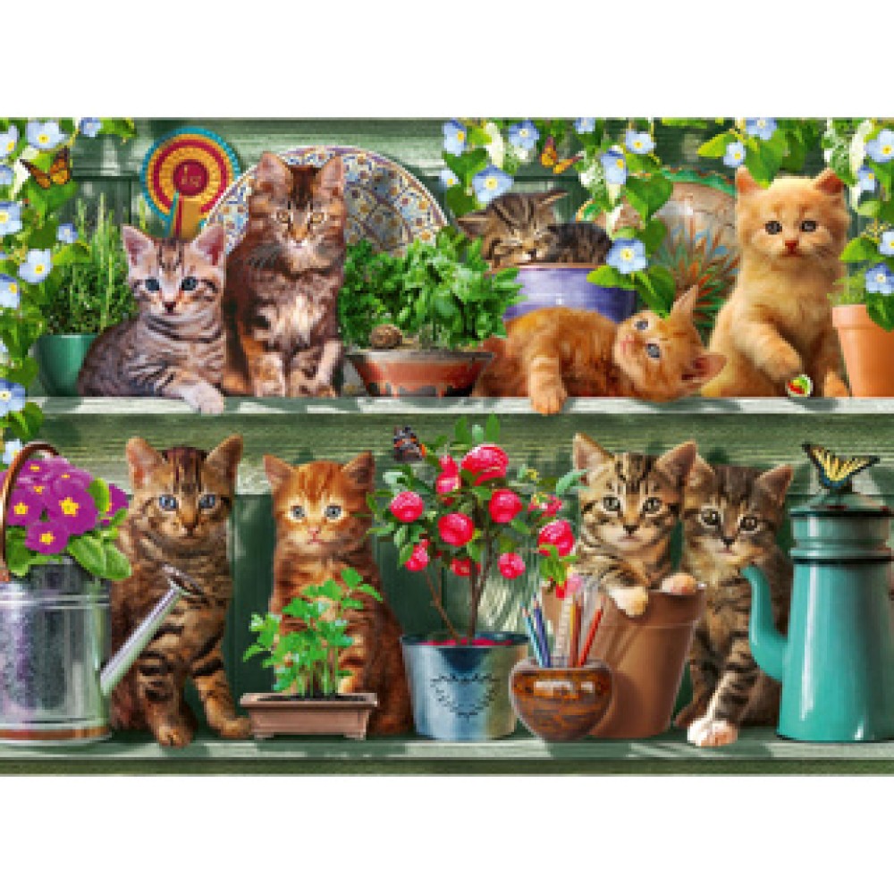 Ravensburger puzzel katjes in het rek 500 stukjes - Afbeelding 2