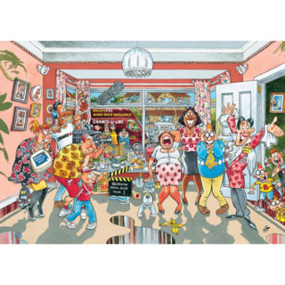 Wasgij puzzel retro Klein Verbouwinkje 1000 stukjes - Afbeelding 2