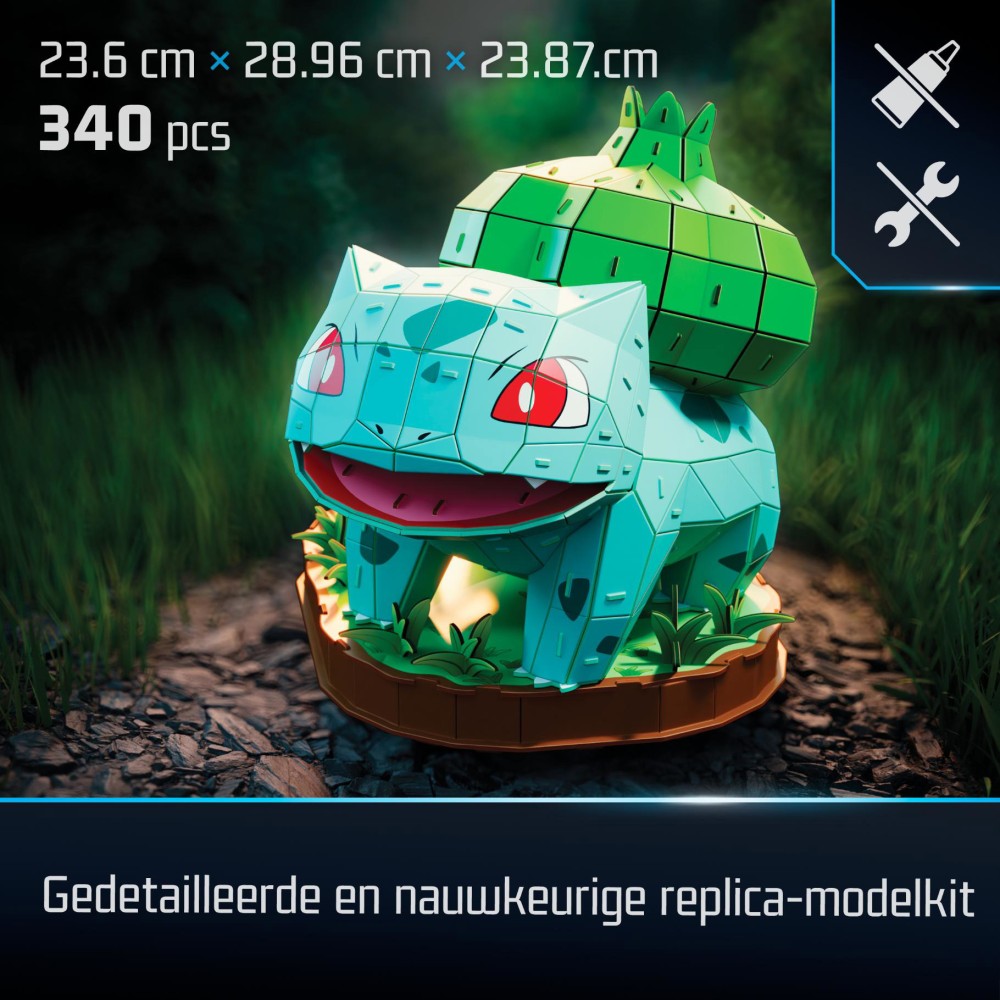 4d Build Pokemon Balbasaur - Afbeelding 5