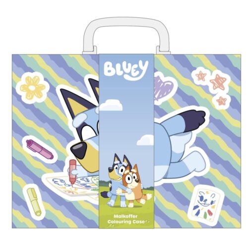 Bluey Kartonnen Kleurkoffer