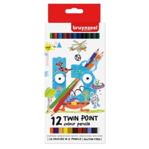 Twin Point Kleurpotloden Bruynzeel 12 Stuks