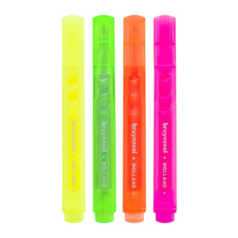Bruynzeel markeerstiften neon 4 kleuren - Afbeelding 2