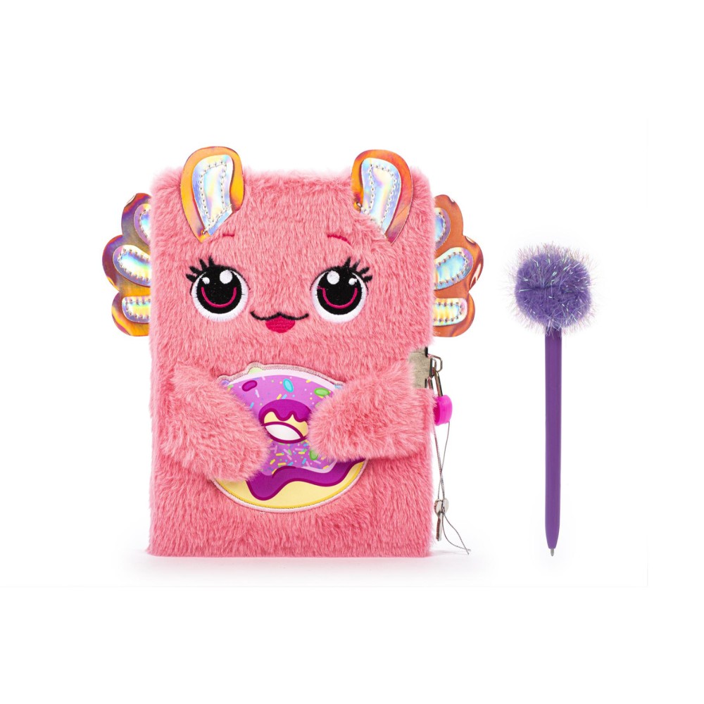 Dream Pop Fluffy Dagboek Axelot met Pompompen - Afbeelding 3