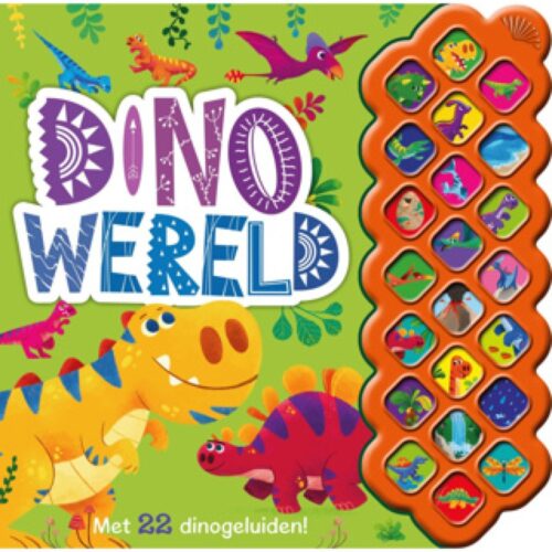 Geluidenboek Dinowereld 22 Geluiden