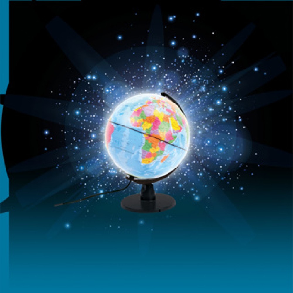 Science Globe Met Licht Nederlands LED 25 Cm - Afbeelding 3