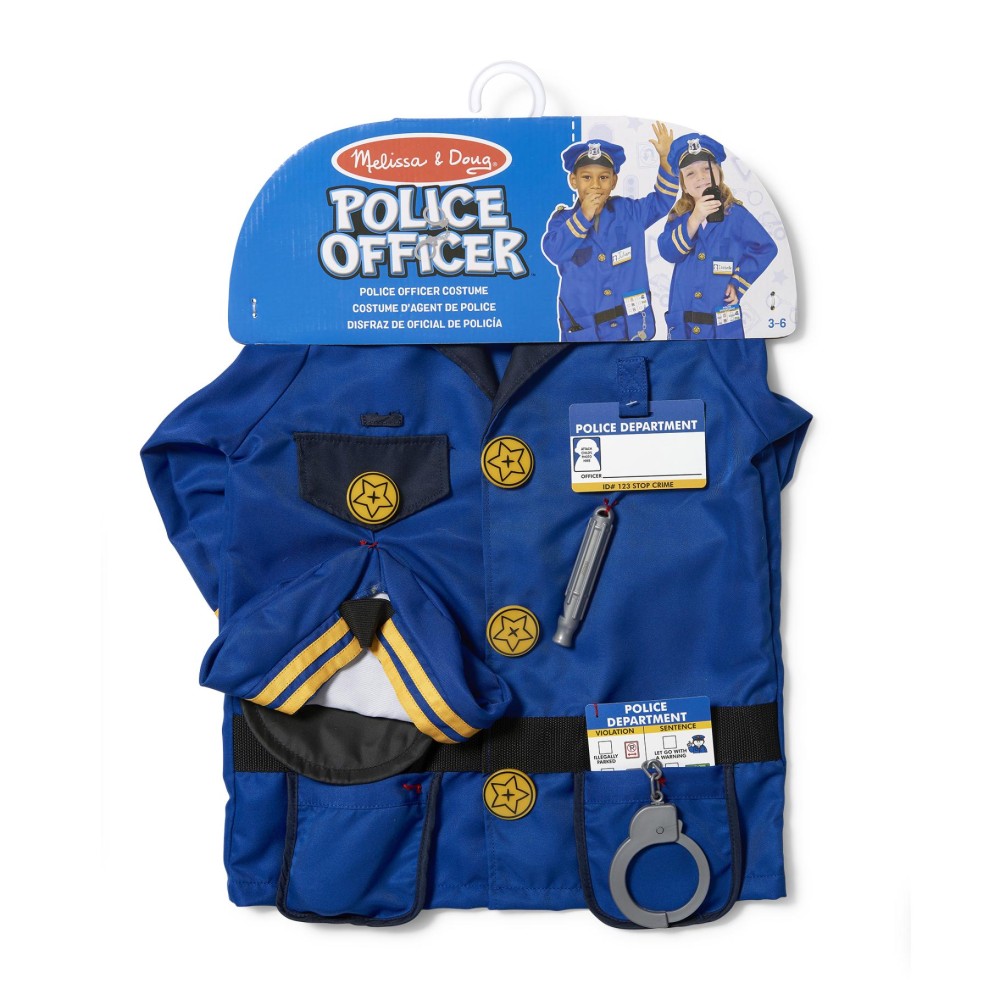 Melissa & Doug Police Officer Costume Role Play Set