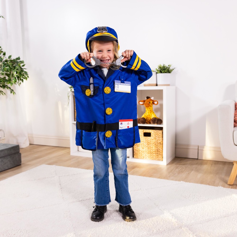 Melissa & Doug Police Officer Costume Role Play Set - Afbeelding 2
