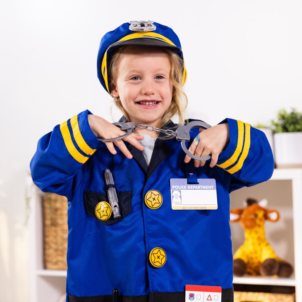 Melissa & Doug Police Officer Costume Role Play Set - Afbeelding 4