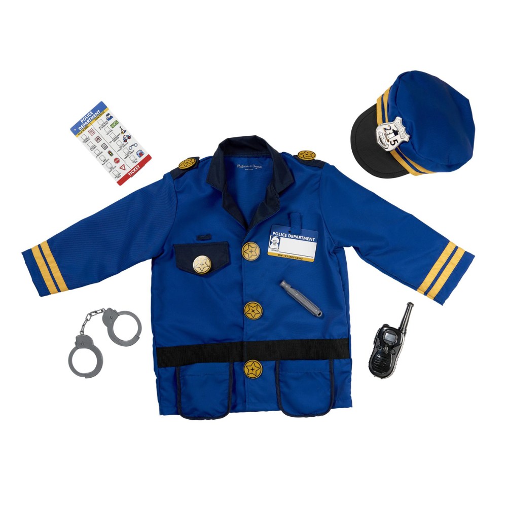 Melissa & Doug Police Officer Costume Role Play Set - Afbeelding 5