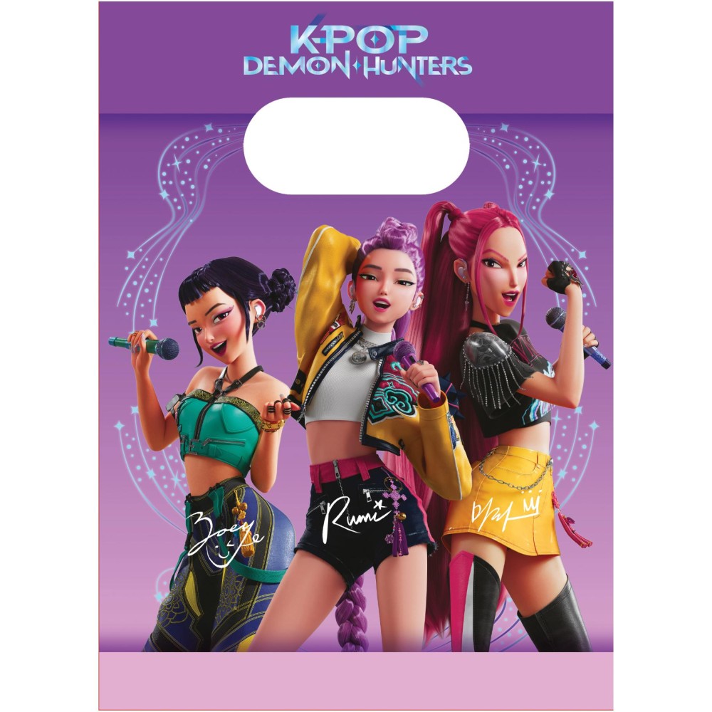 Kpop Demon Hunters 4 Uitdeelzakjes