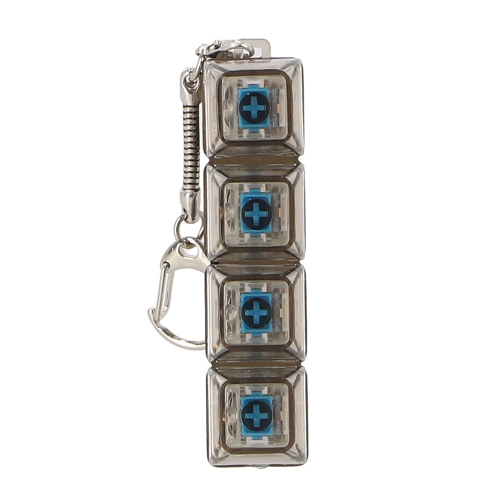 Amazing Cool toetsenbord klikkers sleutelhanger 4 knoppen 2 assorti - Afbeelding 2