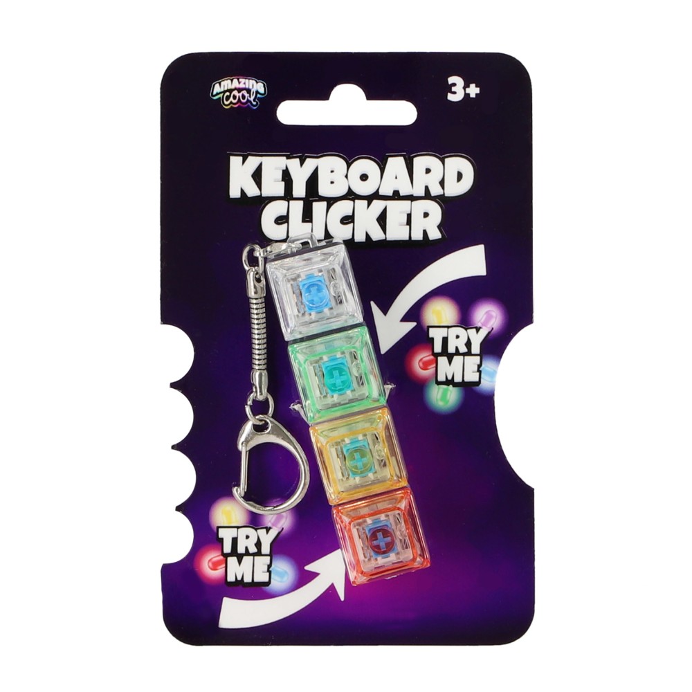 Amazing Cool toetsenbord klikkers sleutelhanger 4 knoppen 2 assorti - Afbeelding 5
