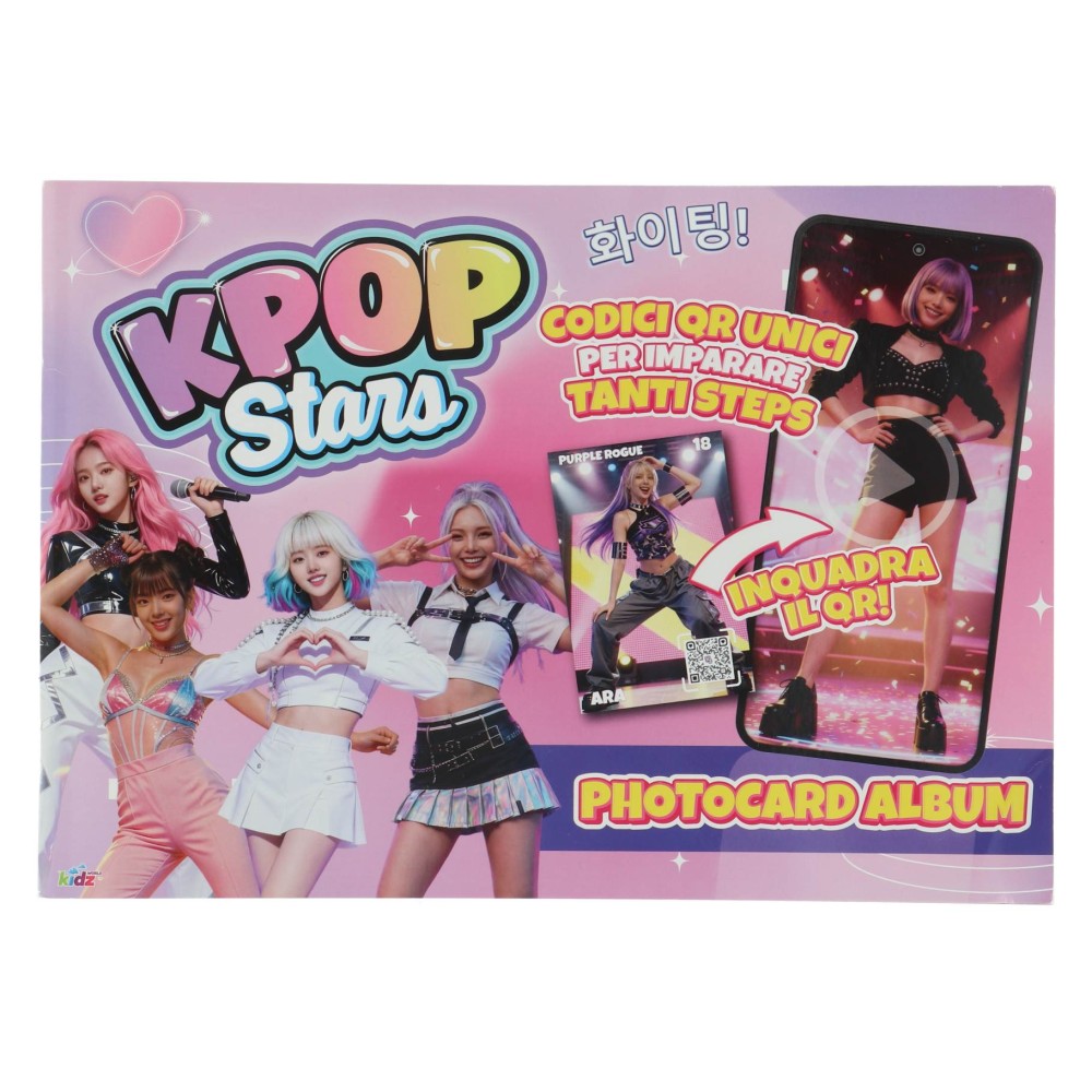 KPop Stars Photocard Album + gouden verzamelkaart