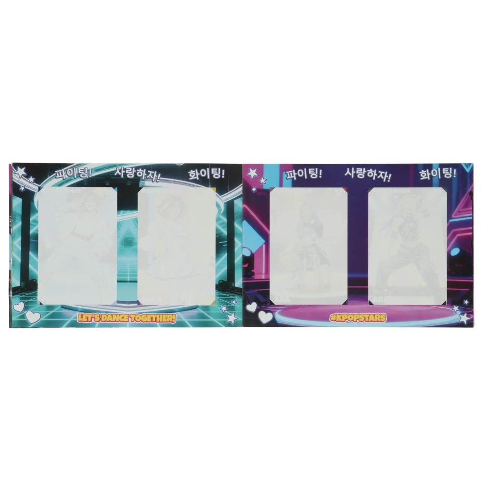 KPop Stars Photocard Album + gouden verzamelkaart - Afbeelding 2