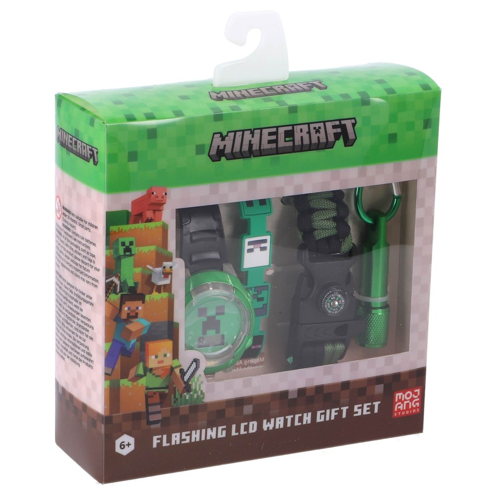 Minecraft Horloge Cadeau Set