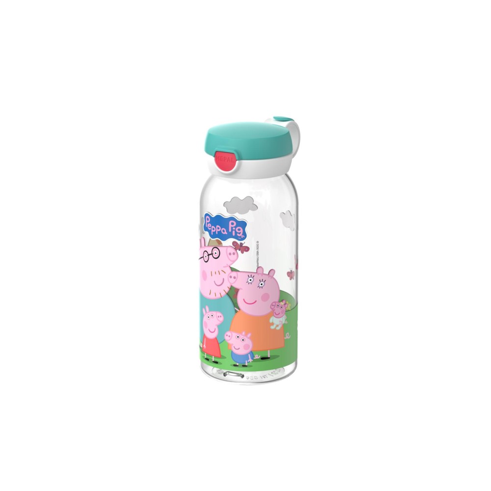 Drinkfles Flipdop Campus 600 ML Peppa Pig