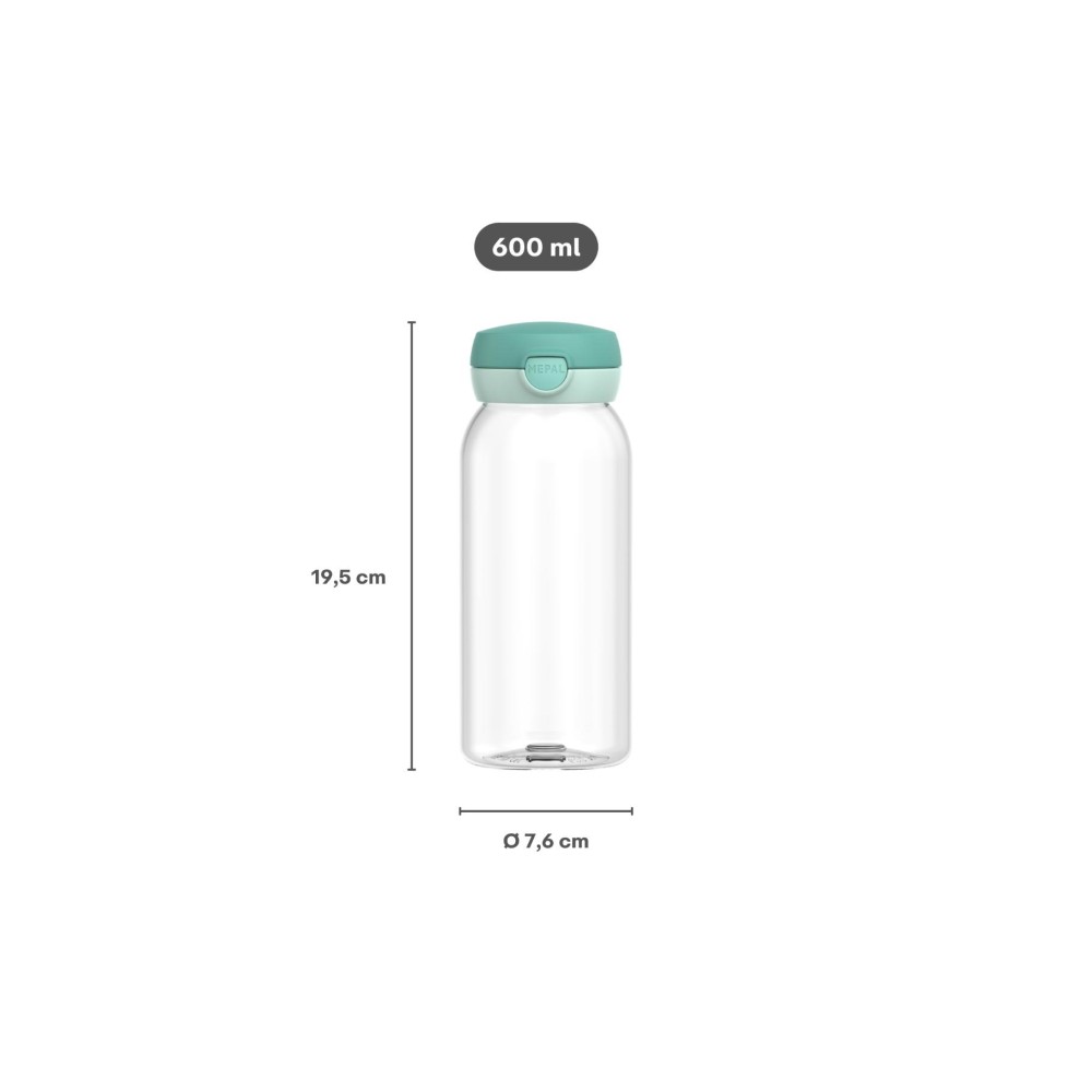 Drinkfles Flipdop Campus 600 ML Peppa Pig - Afbeelding 5