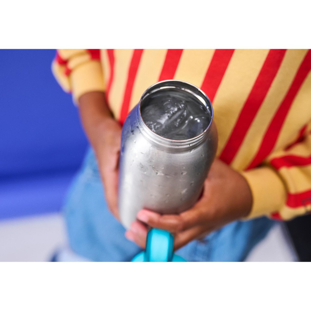 Isoleerdrinkfles Flipdop Campus 500 ML Cool Blue - Afbeelding 2