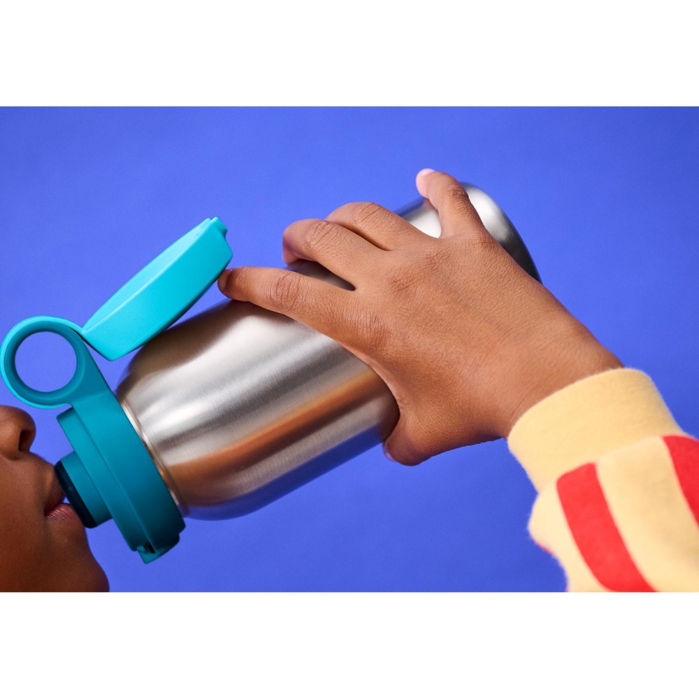 Isoleerdrinkfles Flipdop Campus 500 ML Cool Blue - Afbeelding 5