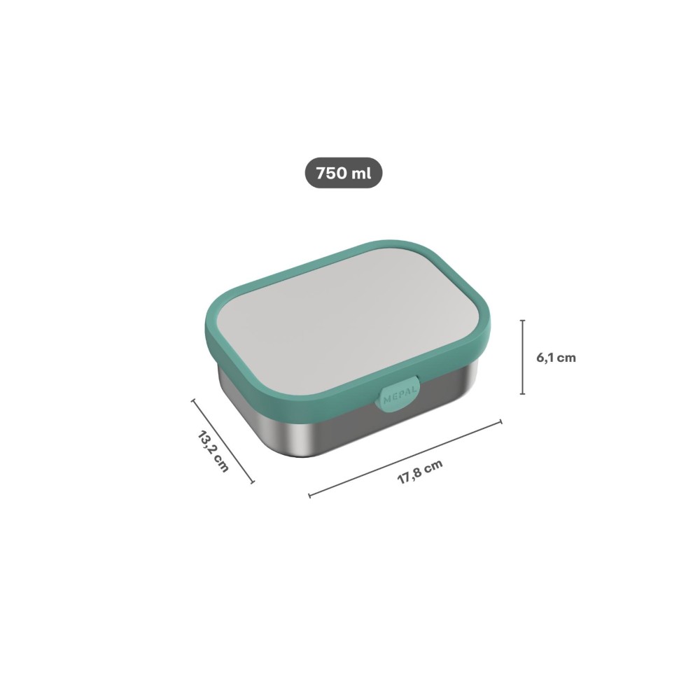 Rvs Lunchbox Vorkje Campus Cool Mint - Afbeelding 5