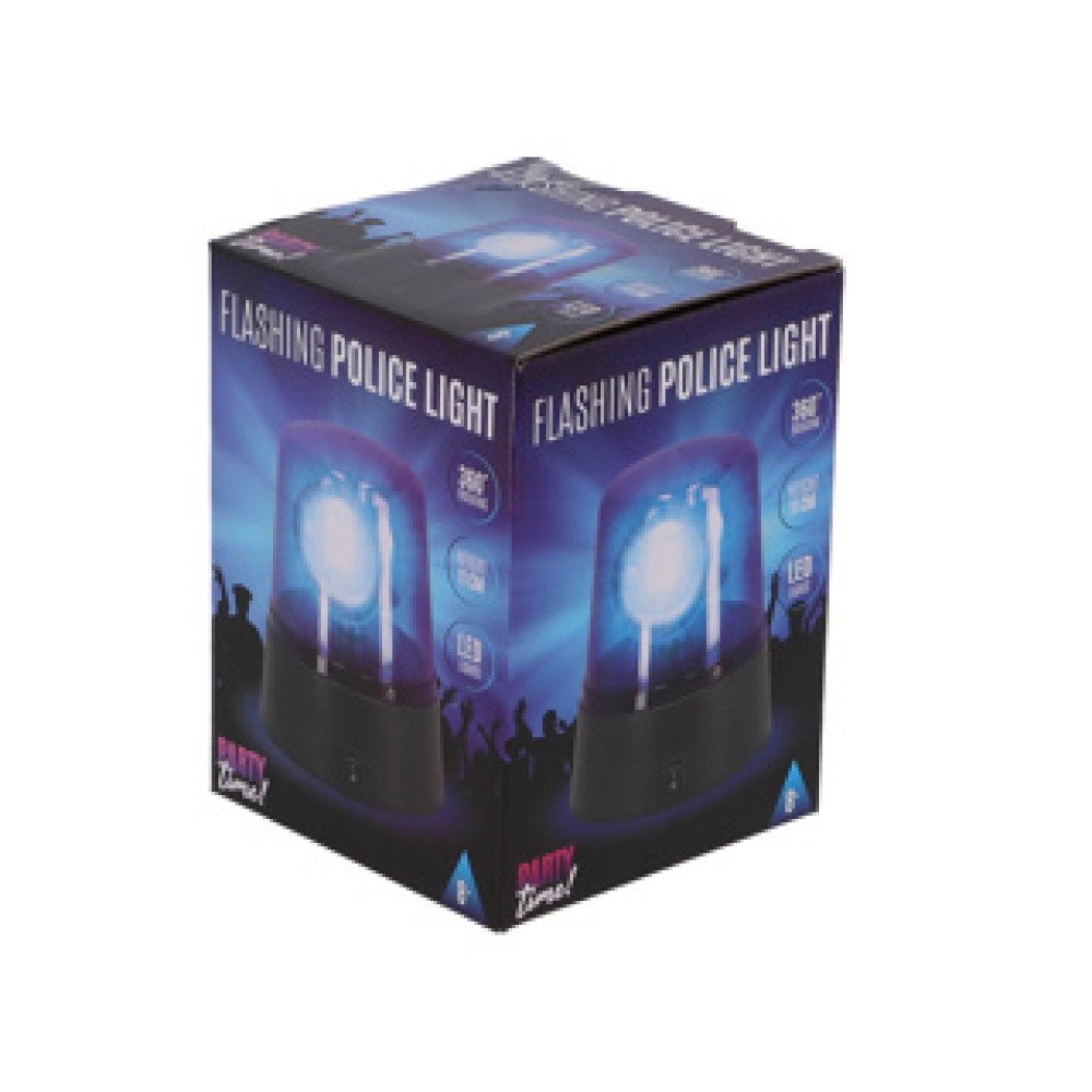 Party Time Politie zwaailicht 11cm BO/USB