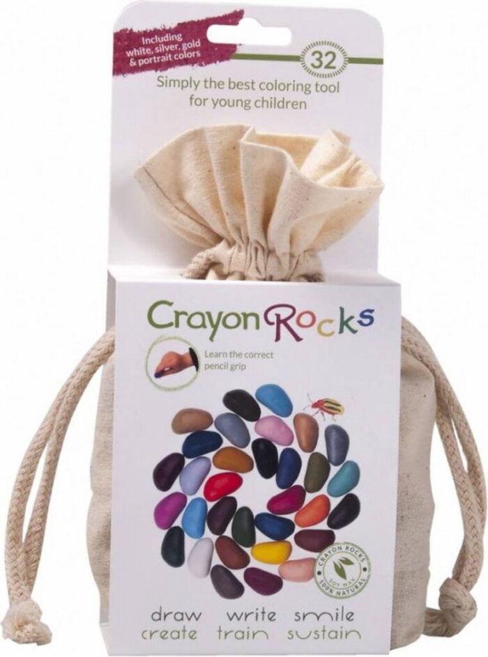 Crayon Rocks - Cotton Muslin 32 colors