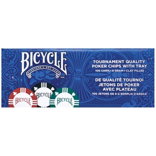 Bicycle 8G Clay Chips (100 Stuks)