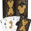Bicycle Mickey Black Gold