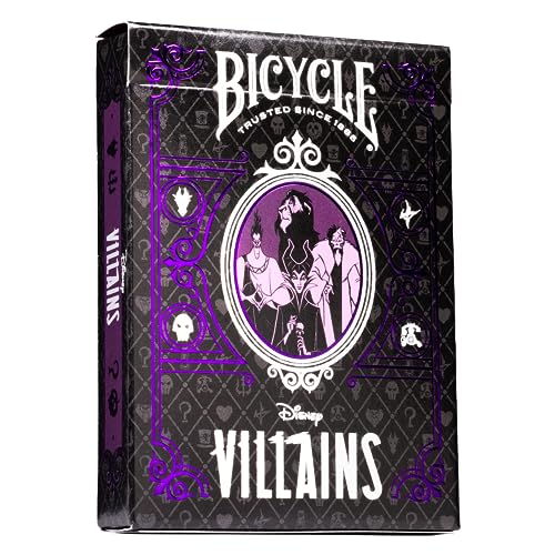 Bicycle Disney Villains Green en Purple
