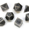 Metal Polyhedral Dark Metal Dobbelsteen