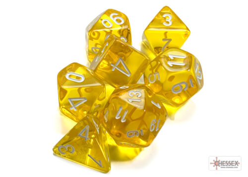 Translucent Polyhedral Yellow/white Dobb
