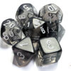 Translucent Polyhedral Smoke/white Dobbe