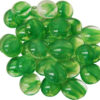 Glass Gaming Stones - Catseye Green (40+