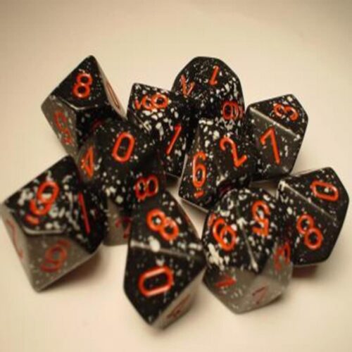 Space Speckled D10 Dobbelsteen Set (10 s
