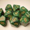 Golden Recon Speckled D10 Dobbelsteen Se