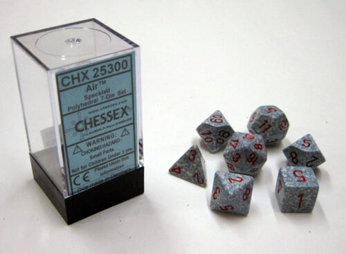 Air Speckled Polydice Dobbelsteen Set (7