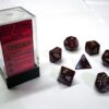 Silver Volcano Speckled Polydice Dobbels
