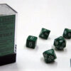 Opaque Green/white Polydice Dobbelsteen