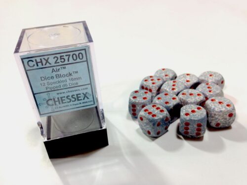 Air Speckled D6 16mm Dobbelsteen Set (12
