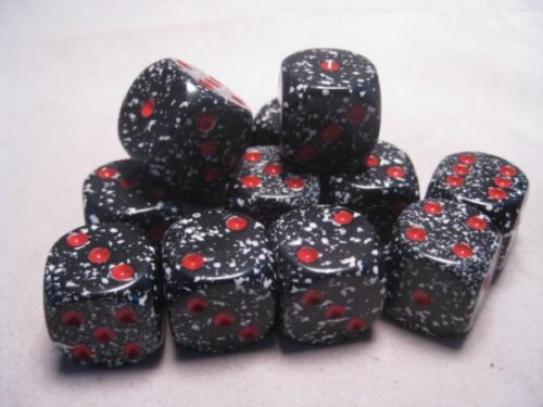 Space Speckled D6 16mm Dobbelsteen Set (