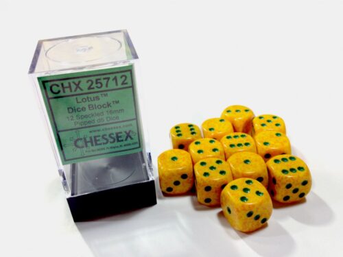 Lotus Speckled D6 16mm Dobbelsteen Set (