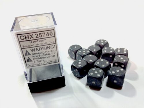 Hi-Tech Speckled D6 16mm Dobbelsteen Set