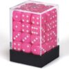 Opaque 12mm d6 Pink/white Dobbelsteen Se