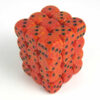 Fire Speckled D6 12mm Dobbelsteen Set (3