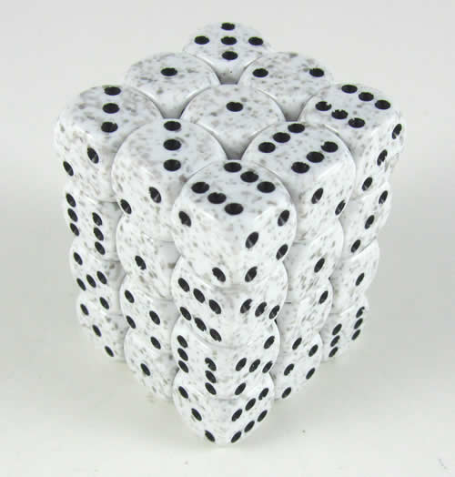 Arctic Camo Speckled D6 12mm Dobbelsteen