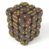 Mercury Speckled D6 12mm Dobbelsteen Set